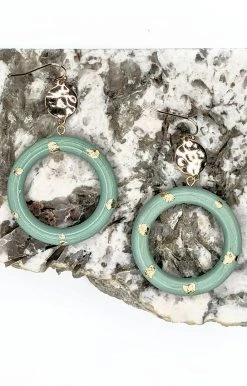 Avenue Zoe - GSE3079 - 61722 Flirting With Destiny Earrings - Sage