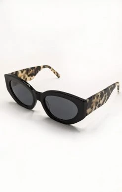 Billini/Banbe - B-1018-The Alessandra - 61821 BANBE - The Alessandra Sunglasses - Black & Blond Tort/Smoke