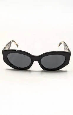 Billini/Banbe - B-1018-The Alessandra - 61821 BANBE - The Alessandra Sunglasses - Black & Blond Tort/Smoke