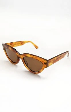 Billini/Banbe - B-1021-The Elle - 61821 BANBE - The Elle Sunglasses - Honey Tort/Brown