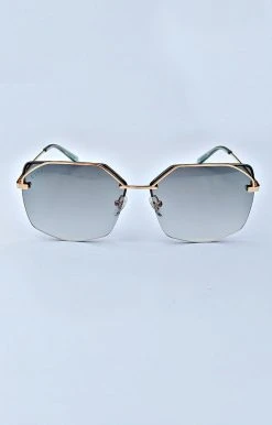 DIFF - BREE-DE01-0239-GDFGN - 61922 Accessories DIFF - Bree Gold G15 Gradient Sunglasses