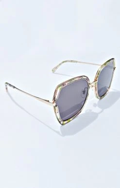 DIFF - DE01-0124-GDGRN - 61922 DIFF - Dakota Gold Gray Sunglasses Accessories