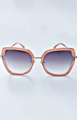 DIFF - DE01-0124-RGGGN - 61922 Accessories DIFF - Dakota Rose Gold Gray Gradient Sunglasses