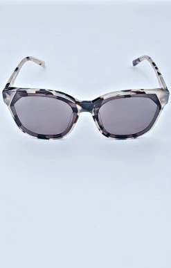 DIFF Eyewear - GIA-CT-GR121 - 61922 Accessories DIFF - Gia Cream Tortoise Gray Sunglasses