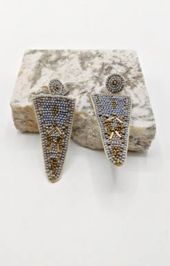 Golden Stella - EP26545-004 - 71221 True Growth Earrings - Gray