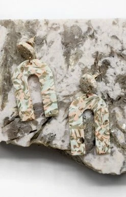 What's Hot - HE1104MT2 - 82321 Accessories Can't Be Bothered Earrings - Peach/Gold