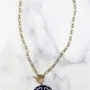 Canvas - 22711N-NV - 3822 Accessories Can You Believe This Necklace - Navy