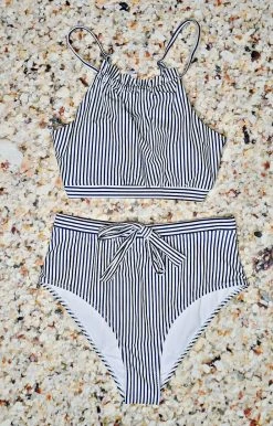 Queen - 122529 - 33022 Splash Of Fun Two Piece Swimsuit - Blue/White