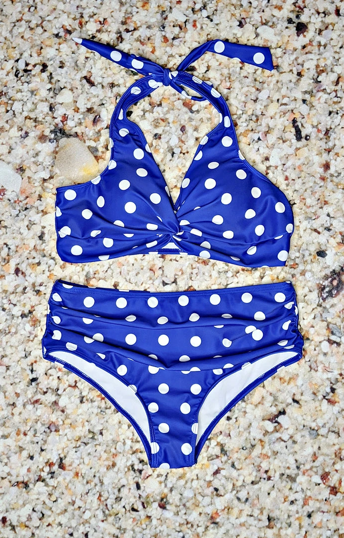 Queen - BA002412 - 33022 SWIMWEAR Beach Bum Two Piece Swimsuit - Blue