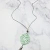 Zenzii Jewelry - N2334 - 5422 Accessories Clever Ways Necklace - Mint