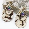 Southern Grace - AE9638CH - 53022 Accessories Space Cowgirl Earrings - Ivory