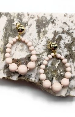 Zenzii Jewelry - E1720 - 6222 Join The Club Earrings - Rose