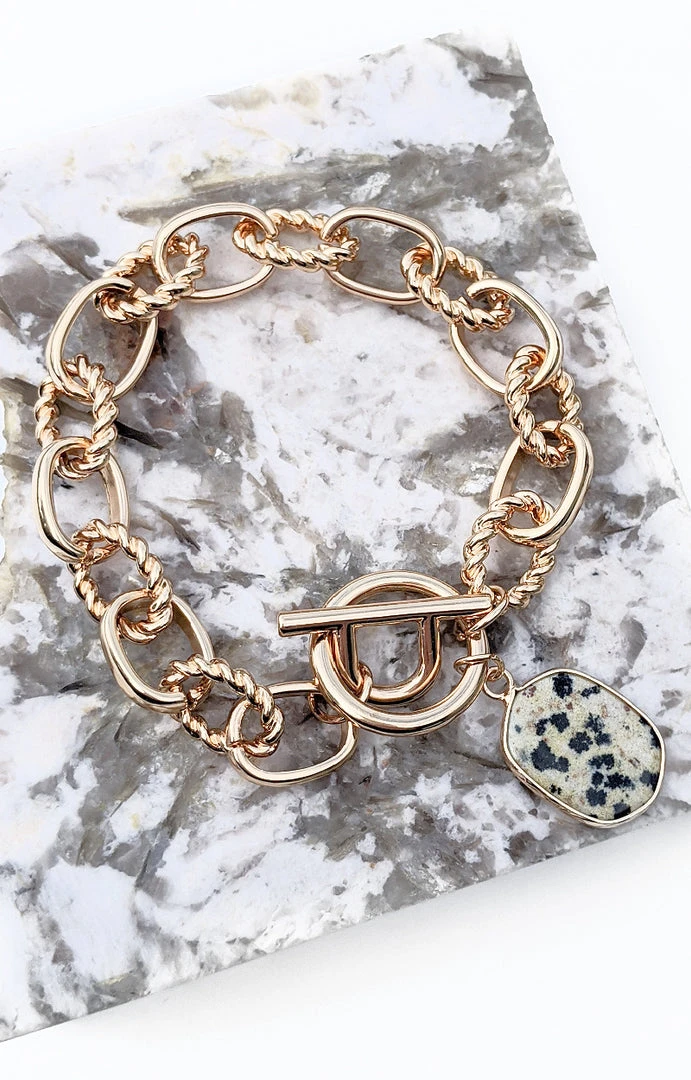 What's Hot - 1FB2313BW - 61422 Make You Blush Bracelet - Dalmatian Accessories