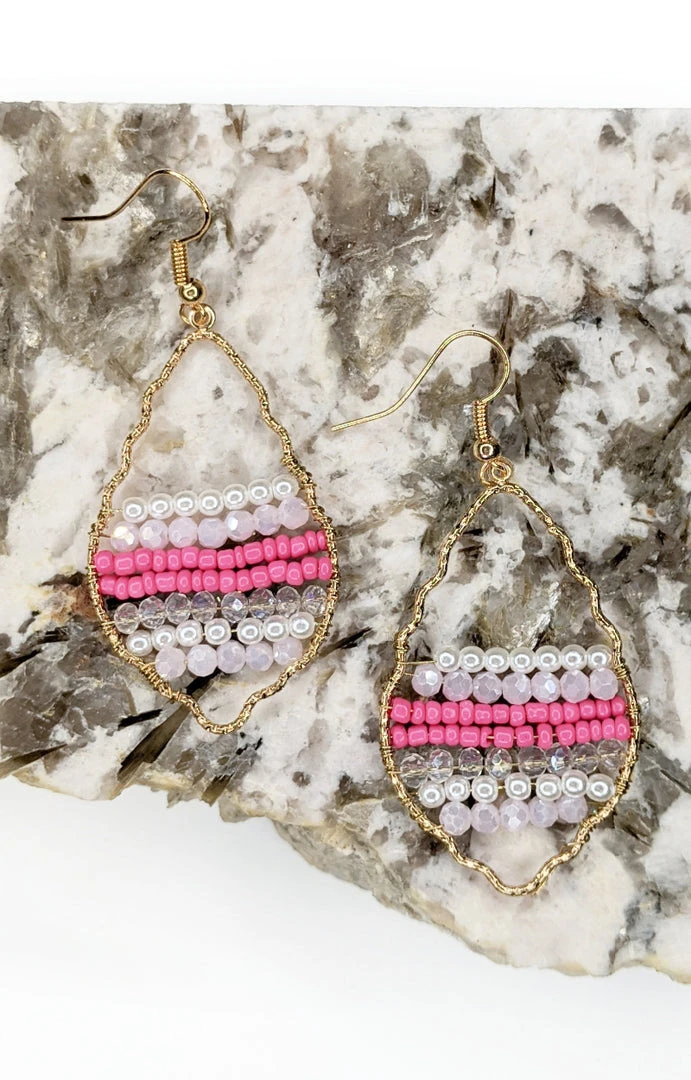 Avenue Zoe - IE1197 - 62222 Precious Times Earrings - Pink
