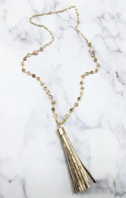 YFW - 72693-32 - 62122 Who You Know Necklace - Rose Gold Accessories