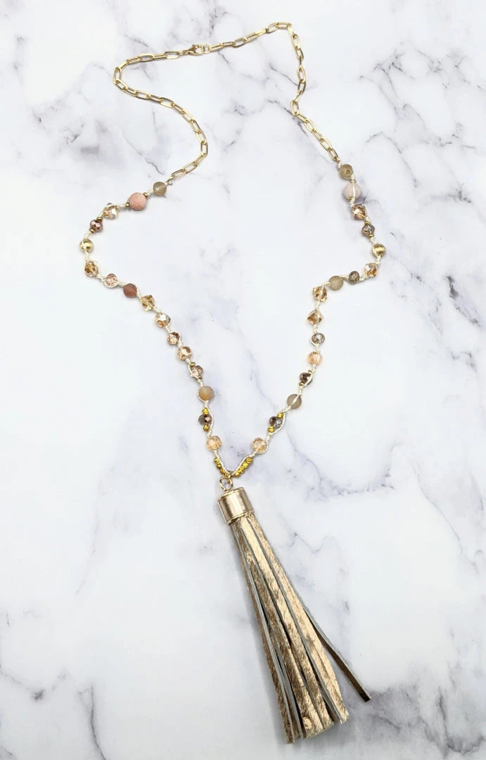 YFW - 72693-32 - 62122 Who You Know Necklace - Rose Gold Accessories