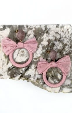 Avenue Zoe - GSE2965 - 62322 Accessories Classy Lady Earrings - Pink