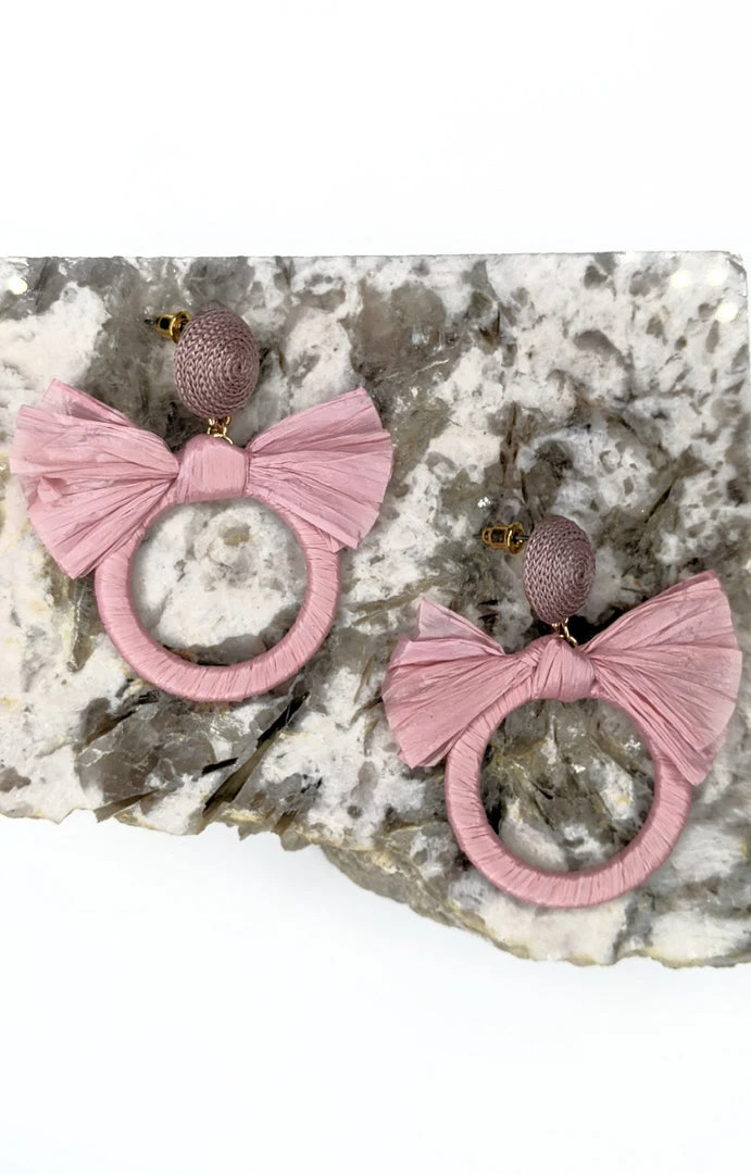 Avenue Zoe - GSE2965 - 62322 Accessories Classy Lady Earrings - Pink