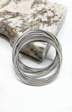 What's Hot - GS904006 - 63022 Time For A Break Bracelet Set - Silver