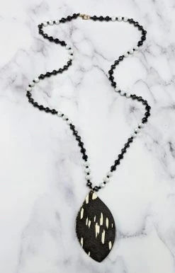 YFW - 72729-32 - 71422 Everlasting Bliss Necklace - Black Accessories