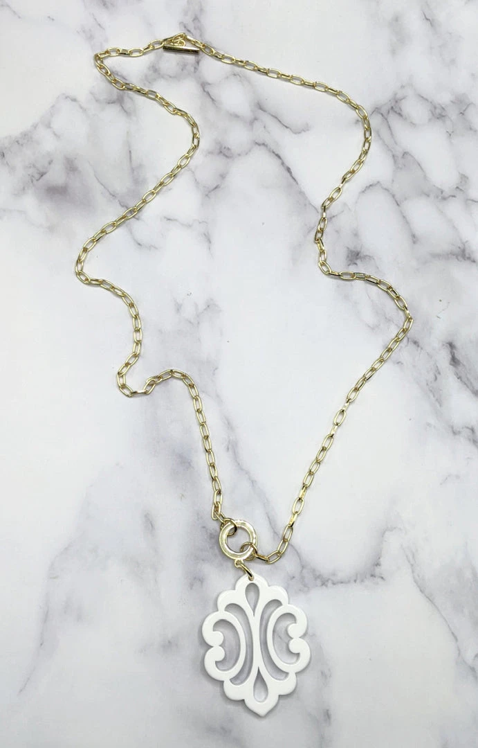 Zenii Jewelry - N1974 - 71622 Blooming Reflection Necklace - White Accessories