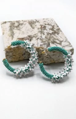 Prep Obsessed - 72522 Cute & Capable Earrings - Dark Mint