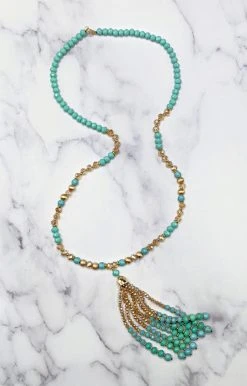 YFW - 72656-32 - 72322 Accessories Make This Moment Necklace - Mint