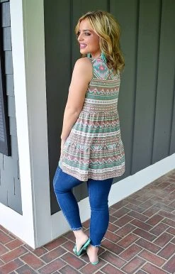 Heimish - ST2011-12 - 72022 TOPS On Second Thought Print Top - Multi