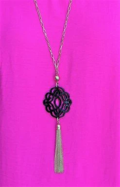 Zenzii Jewelry - N2334 - 51422 Accessories Clever Ways Necklace - Black
