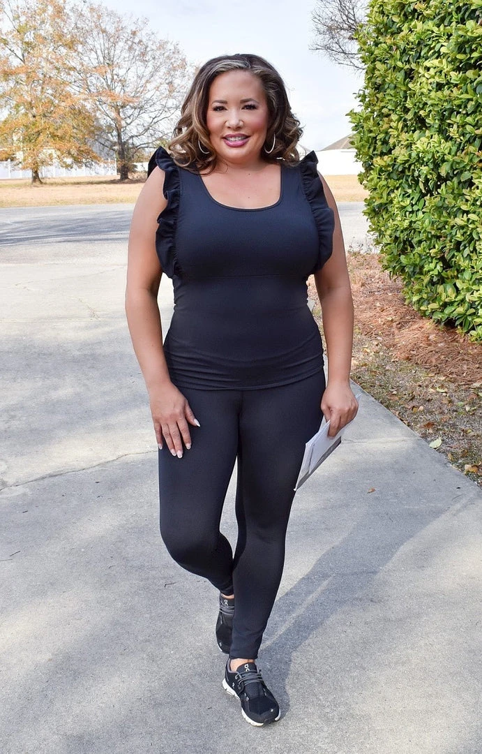 TCEC - CT7741 - 2922 Key Moments Athletic Tank - Black TOPS