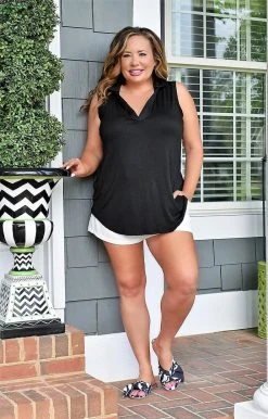 Heimish - BL-ST1514S - 41122 Come & See Top - Black TOPS