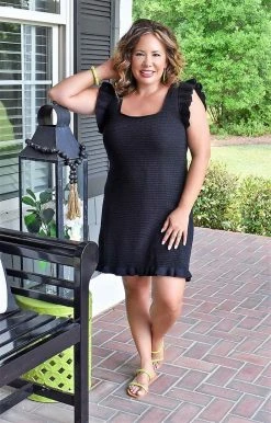 143 Story - IDM7967 - 6422 Lifetime Of Love Dress - Black DRESSES