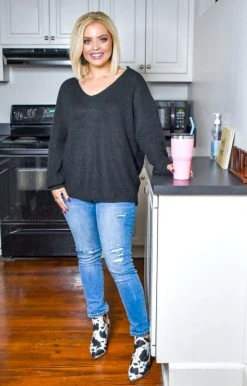 Davi & Dani - PWT91725PER - 122020 Sweaters Dreaming Of Tomorrow Sweater - Black