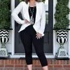 Heimish - SJ1206-10 - 62422 TOPS Everything You Need Blazer - Ivory