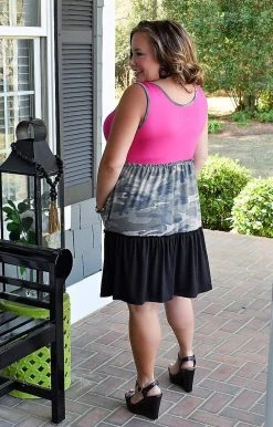 Heimish - BL-SD1210-12 - 3822 DRESSES Adore The Attention Colorblock Dress