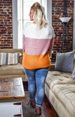 Main Strip - LL20107 - 92020 Have You Near Colorblock Sweater