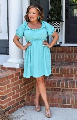 143 Story - IDM8077-PP - 61822 DRESSES Everyday Dreams Dress - Turquoise