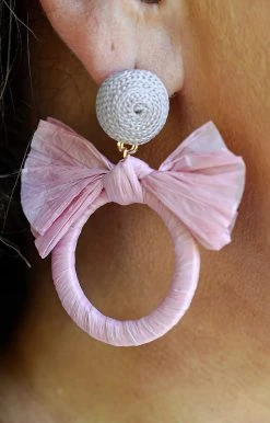 Avenue Zoe - GSE2965 - 62322 Accessories Classy Lady Earrings - Pink