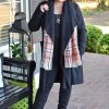 GeeGee - WC9917A - 12022 From Head To Toe Cardigan - Black