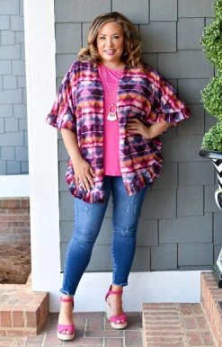 Heimish - BL-SJ1071-13 - 2522 TOPS Glad You Came Cardigan - Multi