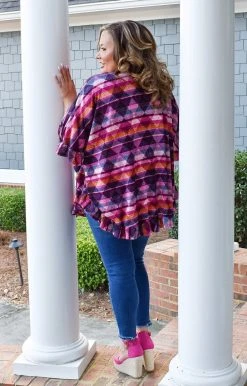 Heimish - BL-SJ1071-13 - 2522 TOPS Glad You Came Cardigan - Multi