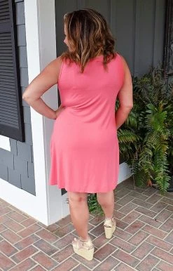 Heimish - BL-SD1062S - 31222 DRESSES Just So Sweet Dress - Coral