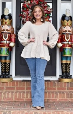 HeySon - EP1011PD - 1322 Noticed By All Flare Jeans - Light Wash