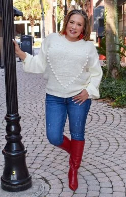 Andree - 19788 - 11622 Steal My Heart Sweater - Ivory