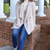HeySon - ESW1046PD - 12122 Hearts Aflutter Cardigan - Taupe