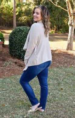 HeySon - ESW1046PD - 12122 Hearts Aflutter Cardigan - Taupe