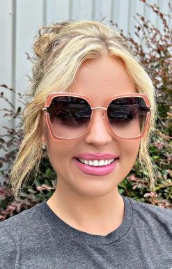 DIFF - DE01-0124-RGGGN - 61922 Accessories DIFF - Dakota Rose Gold Gray Gradient Sunglasses