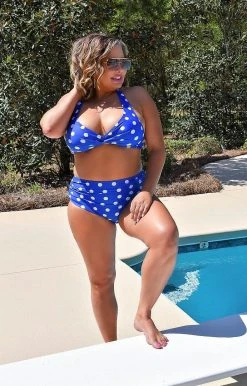 Queen - BA002412 - 33022 SWIMWEAR Beach Bum Two Piece Swimsuit - Blue