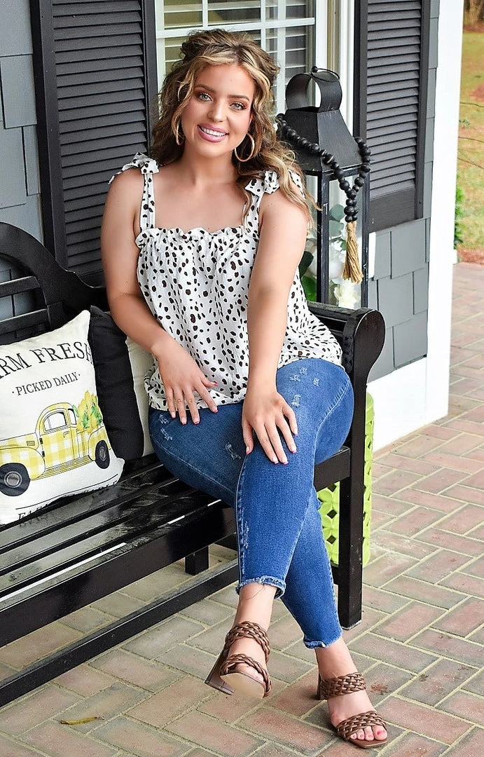 Staccato - 18506-PP - 31022 TOPS So Incredible Print Top - Ivory