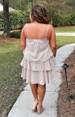 Heimish - WD1057V - 32722 DRESSES Brunch Date Print Dress - Mauve